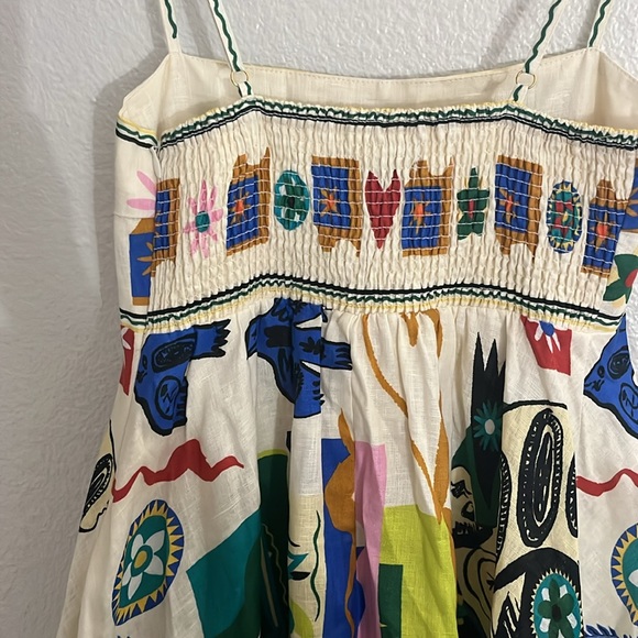 Alemais Linen Dress Size 6 NWOT - Picture 10 of 13